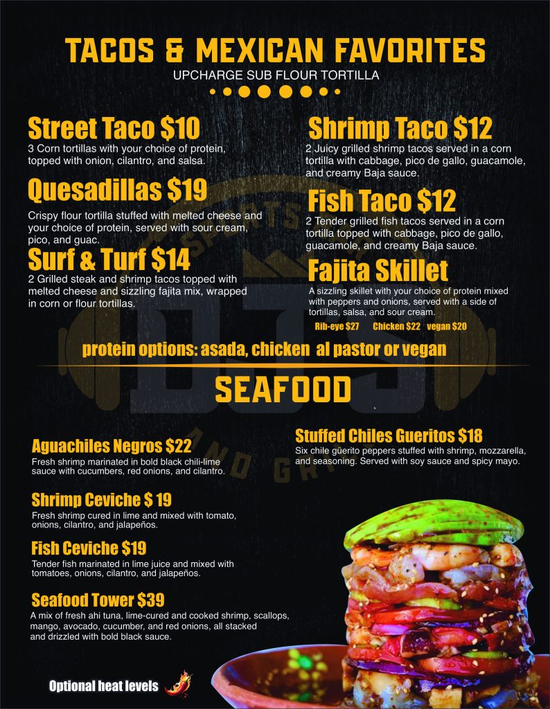 Tacos and Mexican favorites