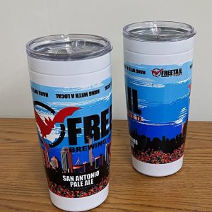 San Antonio Pale 20 oz Stainless Steel Tumbler