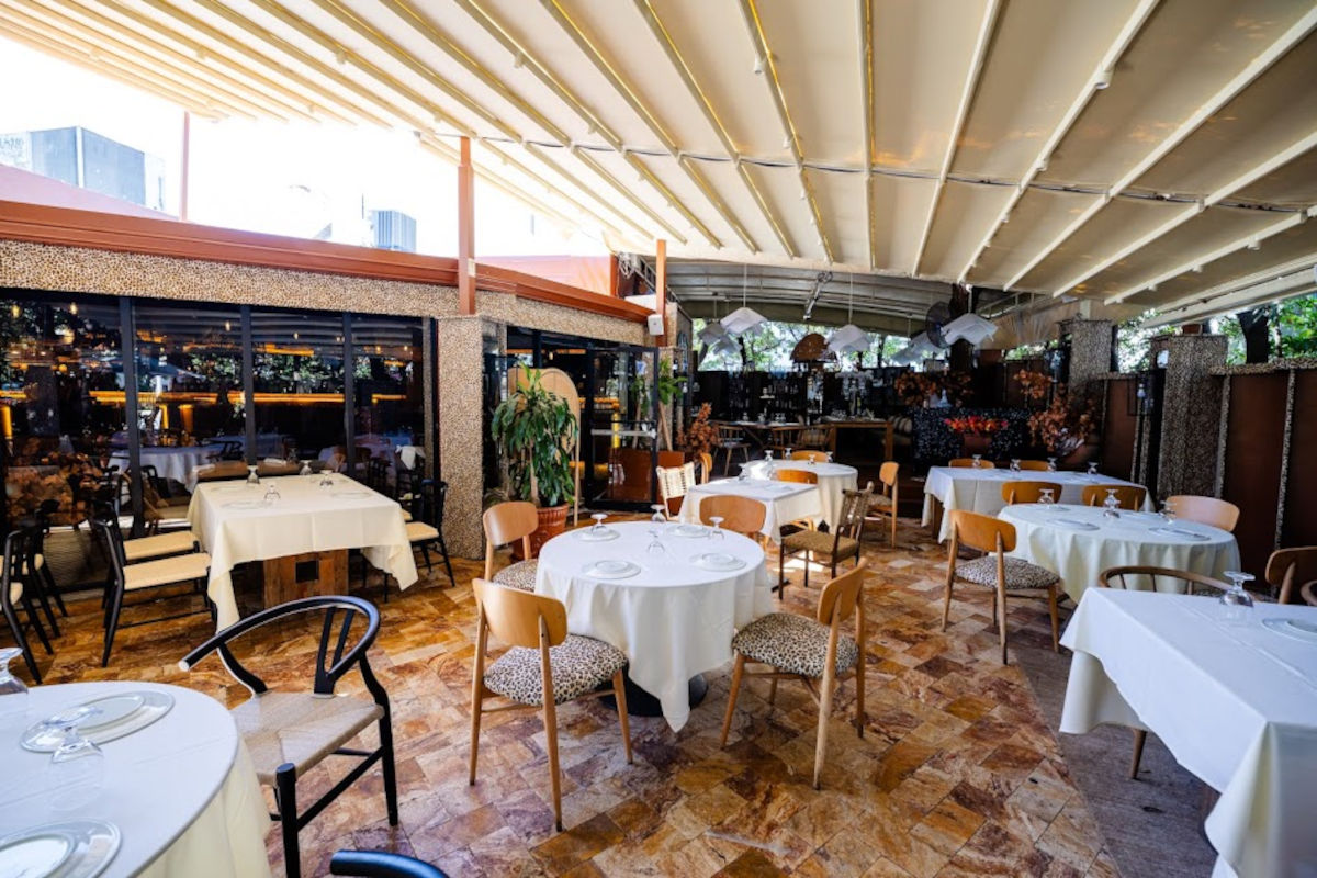 Cozy indoor seating at Babylon South Beach, perfect for enjoying an authentic Turkish brunch in Miami.