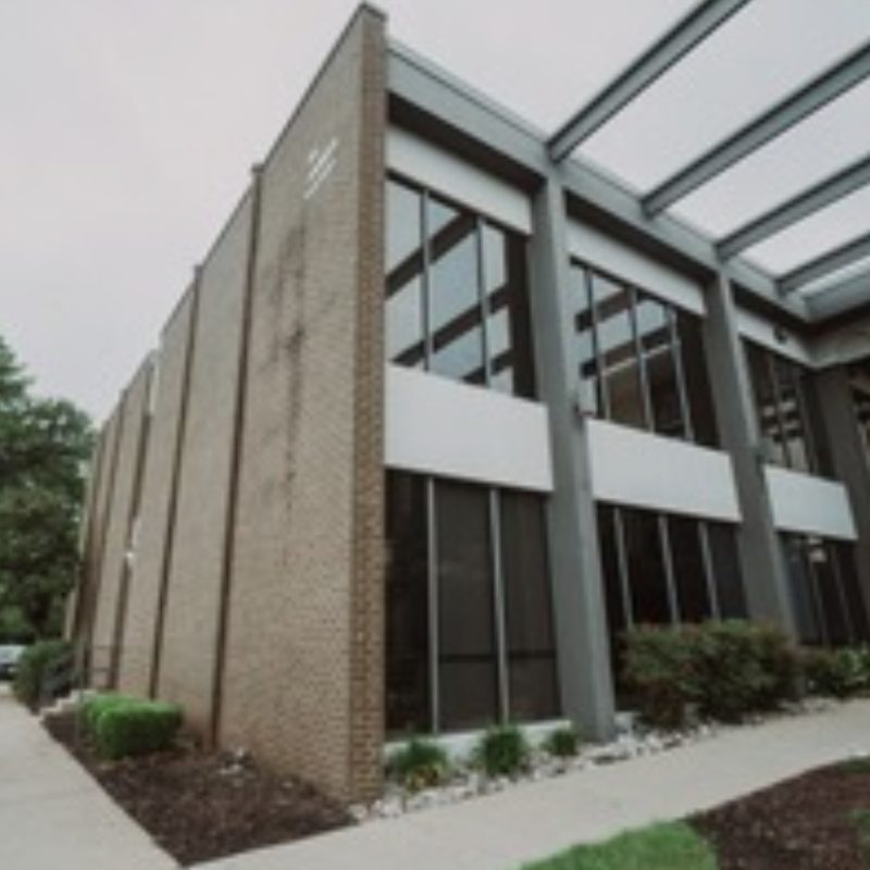 Outside of the James Building - ICC 18 at 6325 N Center Drive.