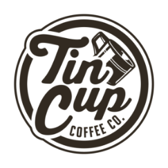 Tin Cup Coffee logo top - Homepage