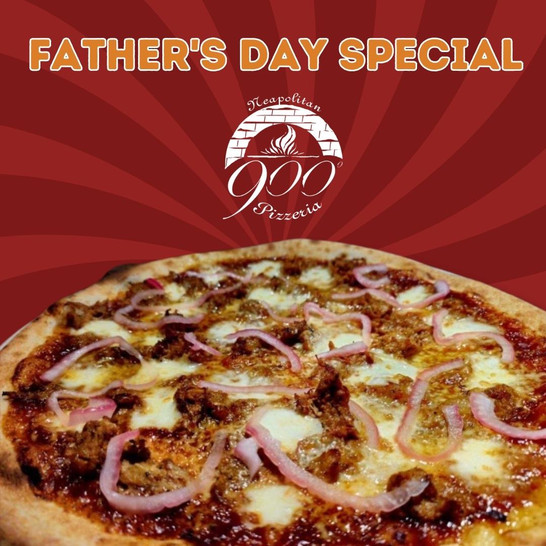 Celebrate Father’s Day with the Irresistible BBQ Pulled Pork Pizza from 900 Degrees!