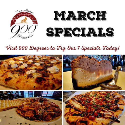 Discover the Irresistible 900 Degrees March Specials