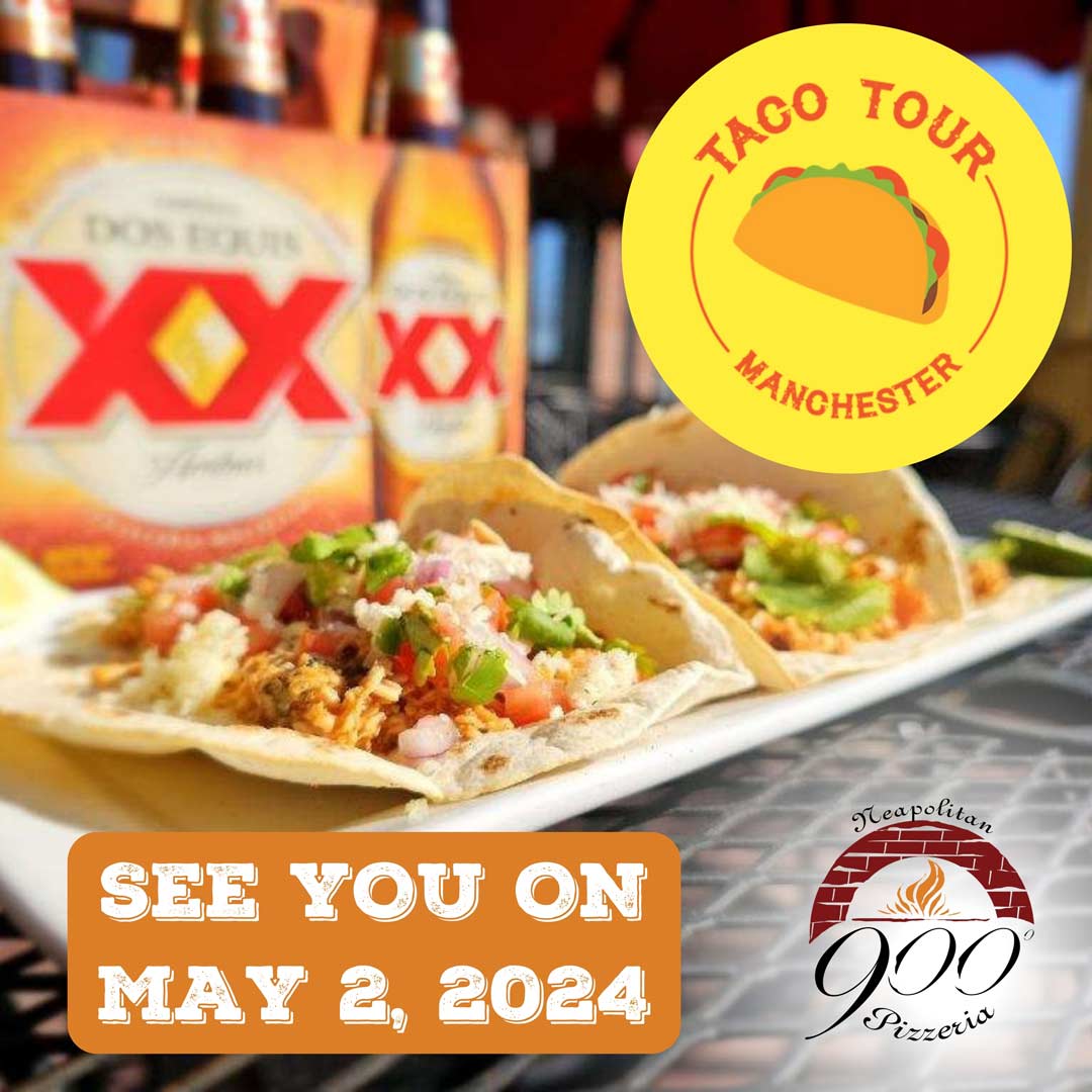 Visit 900 Degrees for Taco Tour Manchester 2024