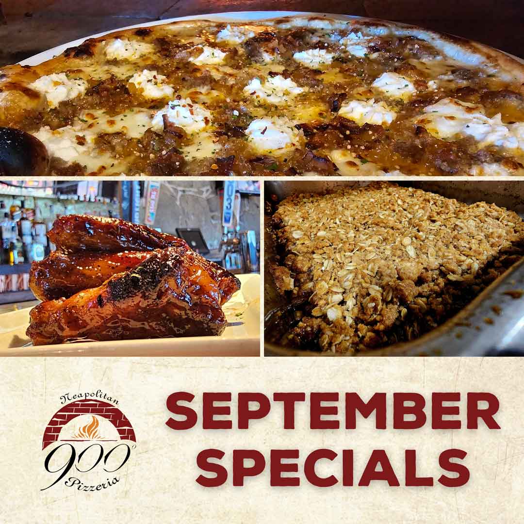 Savor 900 Degrees September Specials