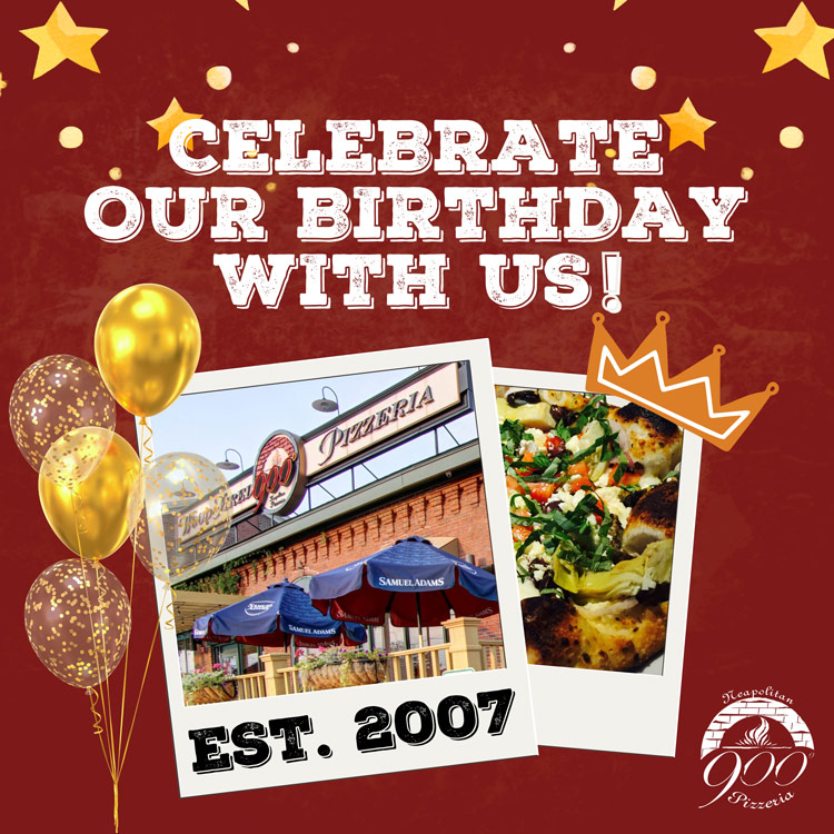 900 Degrees Pizza for a Year Contest