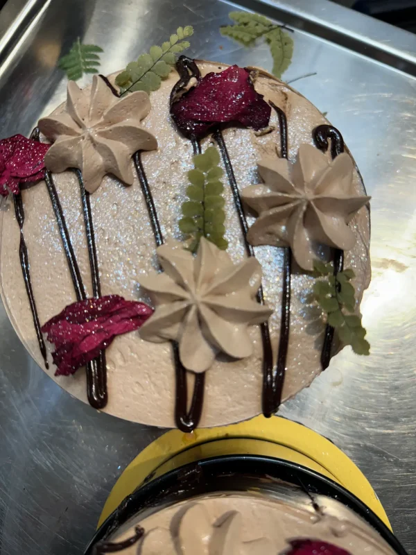 Double Chocolate Crunch Cake