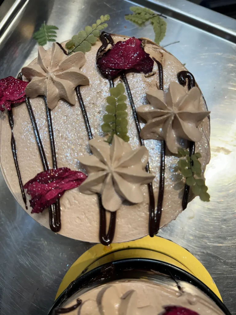 Double Chocolate Crunch Cake