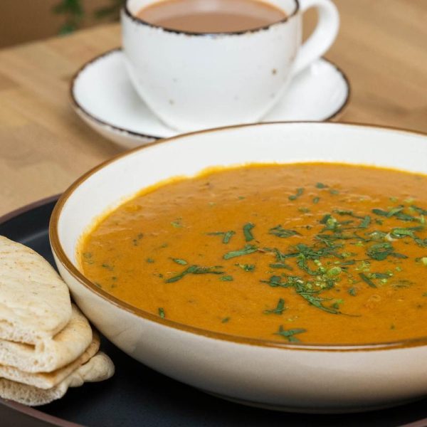 Lentil Soup with Roghani Naan