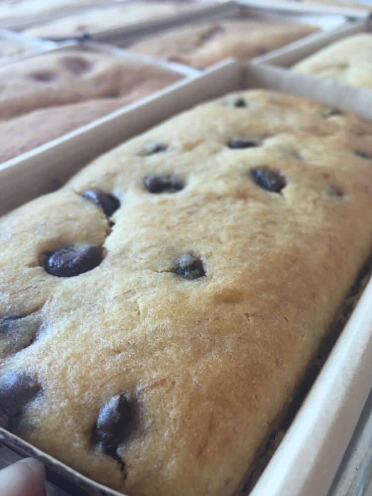 Banana Chocolate Pecan Bread