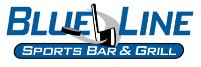 Blue Line Sports Bar & Grill logo top - Homepage