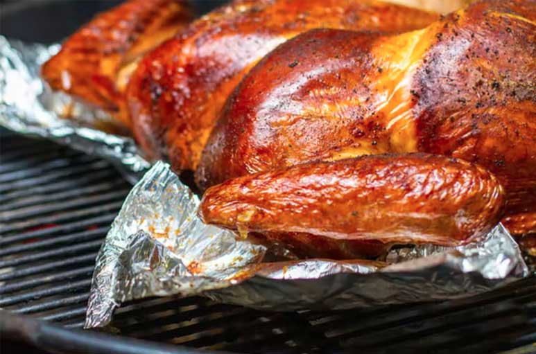 Press grilled turkey thanksgiving