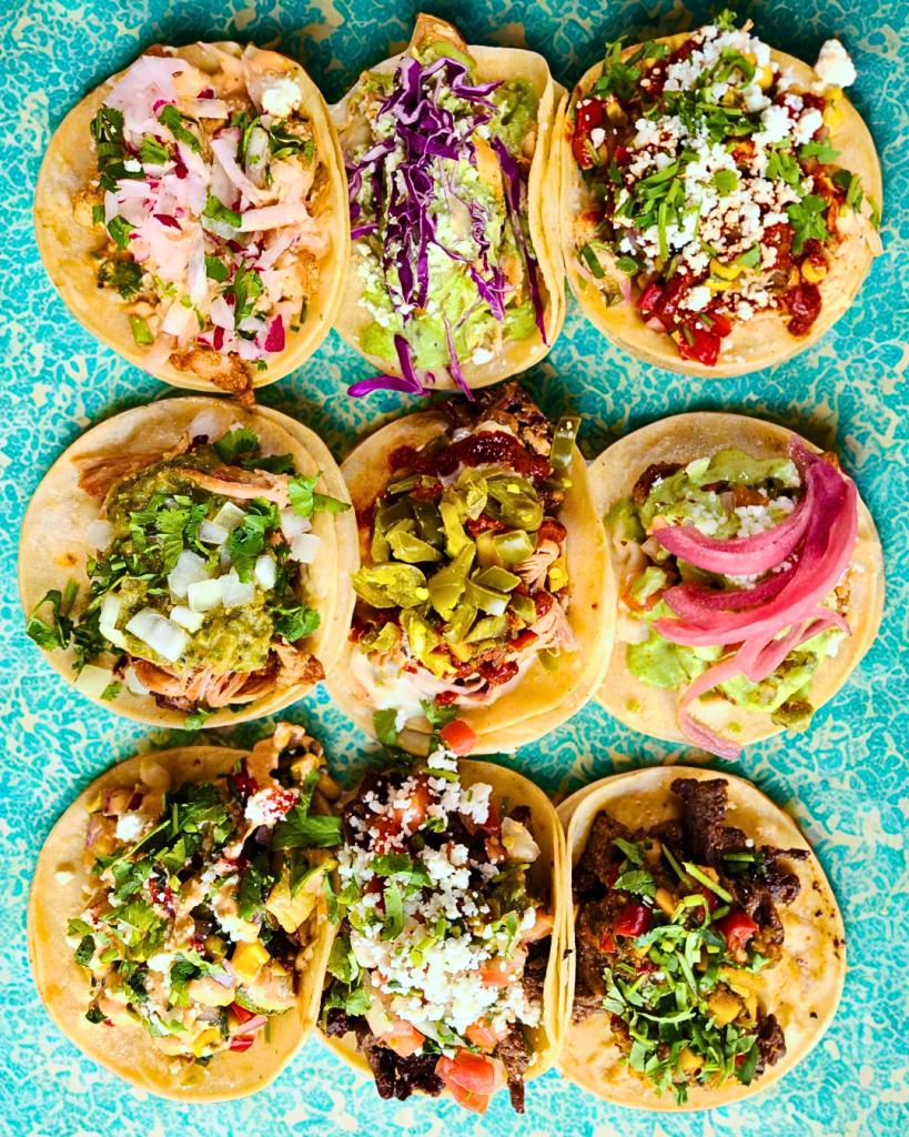 9 different tacos