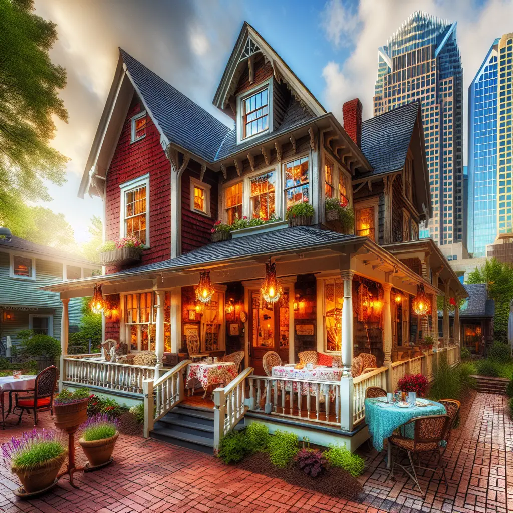 A warm and inviting interior of The Morehead Inn, showcasing elegant furnishings and classic decor.