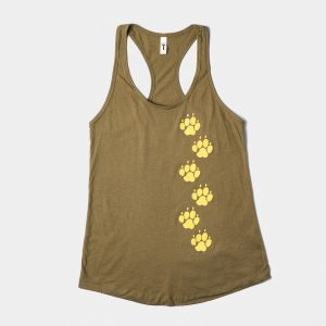 womens_tankprints_green_front.jpg "PAW Prints" Tank
