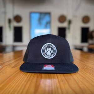 PAW Classic Snapback Hat – Black Flat Bill