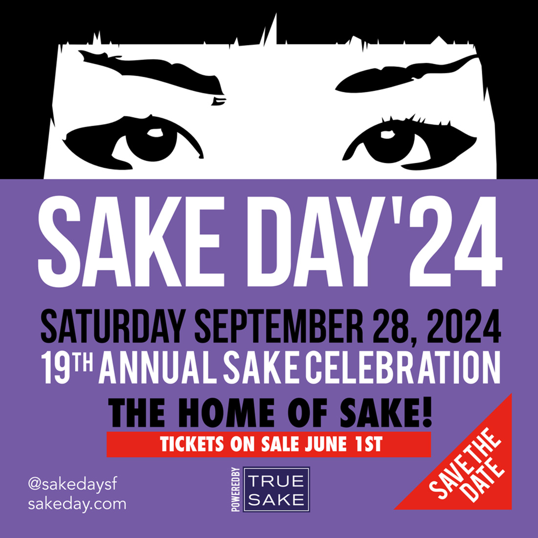 SAKE DAY 2024 Saturday, September 28 Sat, 1 – 5 PM