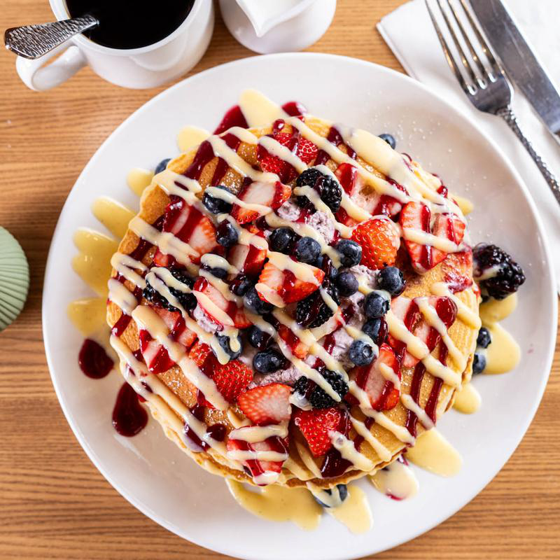 Berry-pancakes