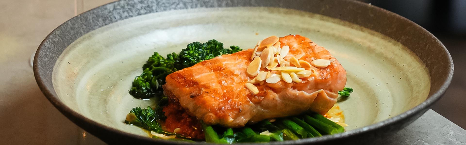 Weekday lunch entree at Marsanne Mediterranean restaurant in Chelsea, NYC