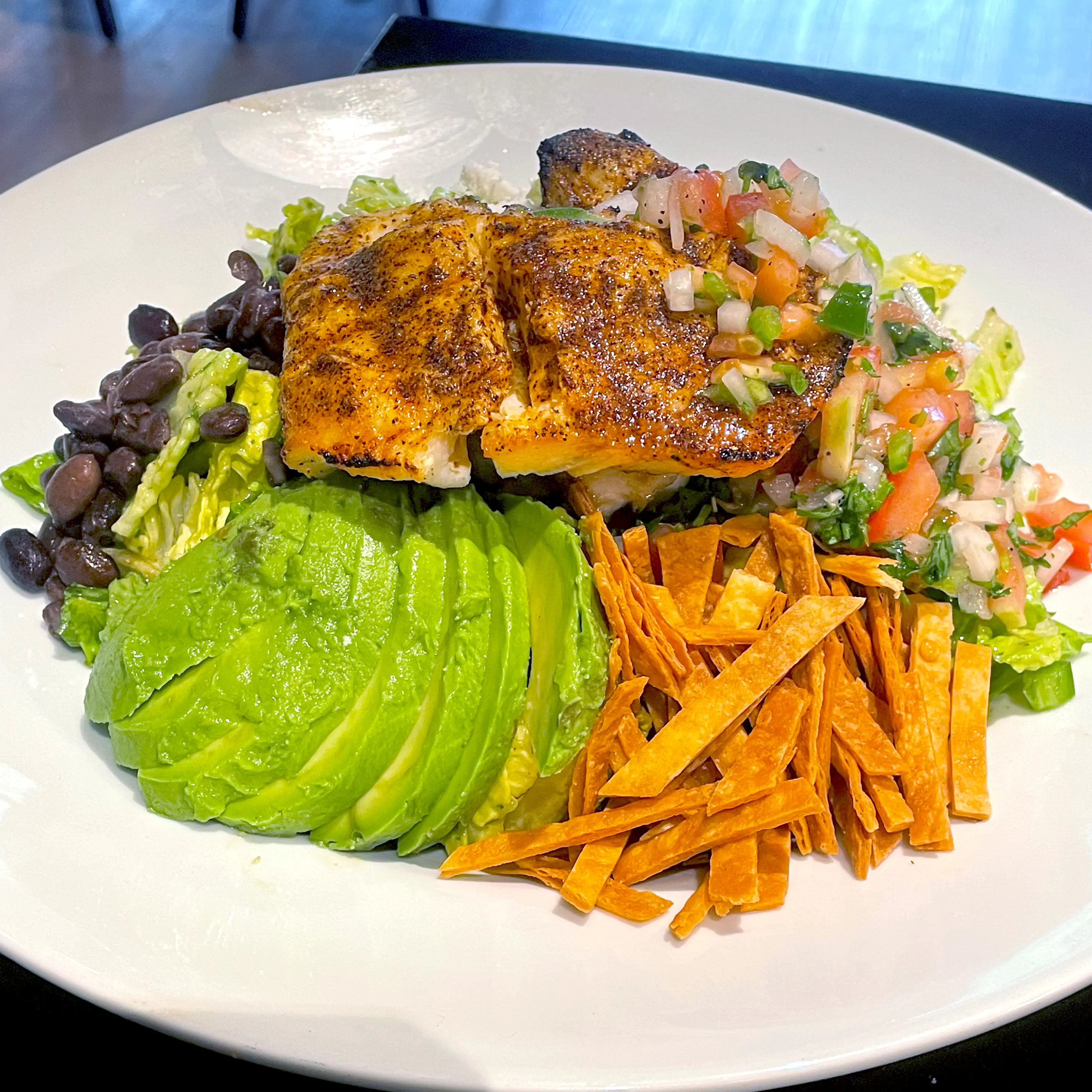 Halibut Taco Salad